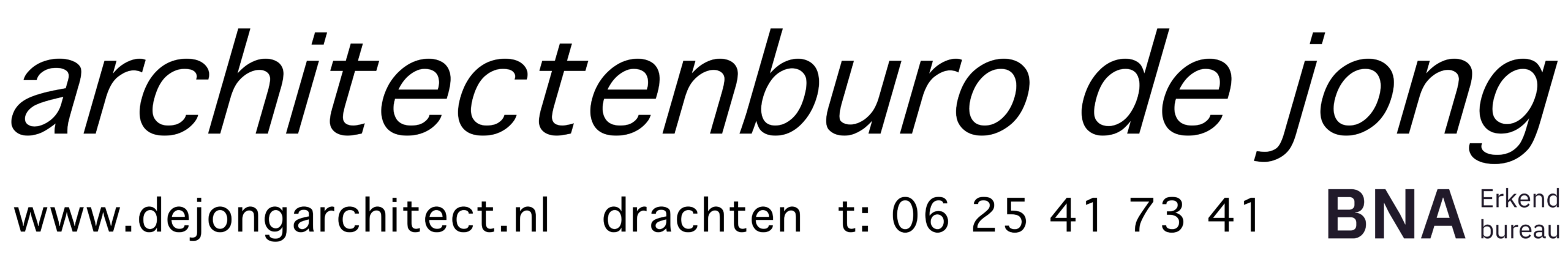logo architectenburo De Jong